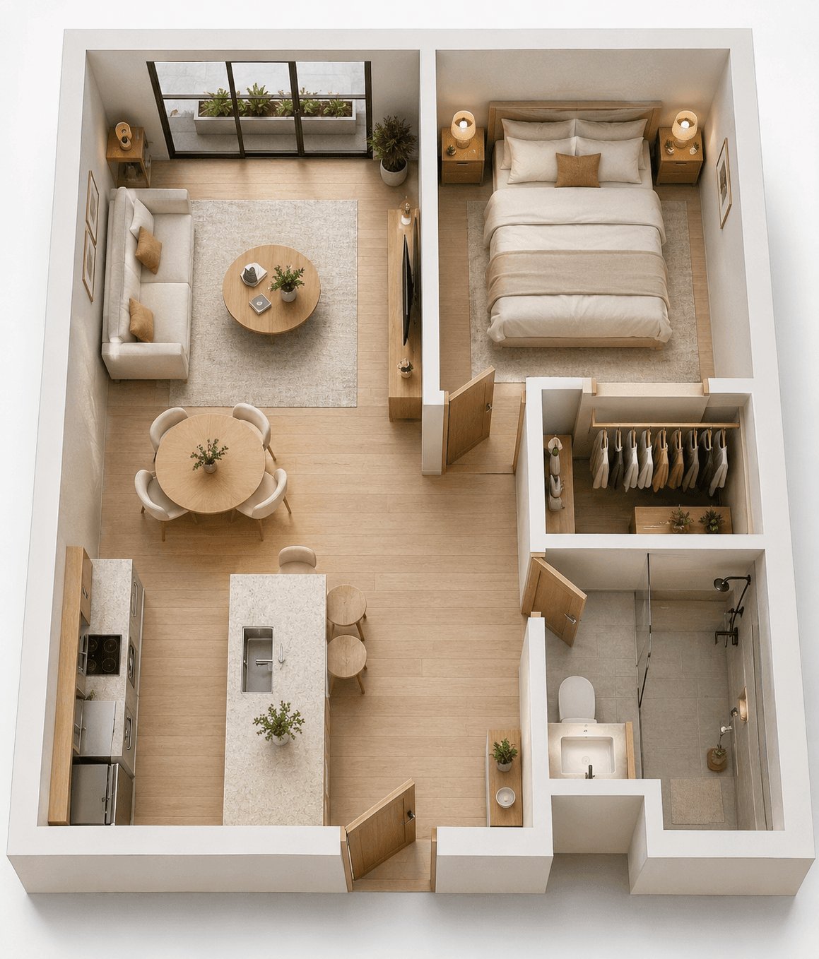 Espacio compacto — plan express